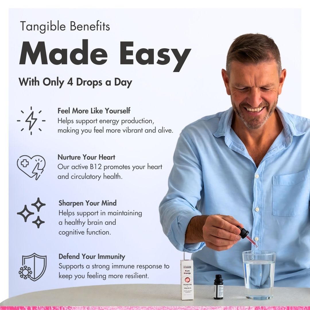 Pure Energy Vitamina B12 + Vitamina E