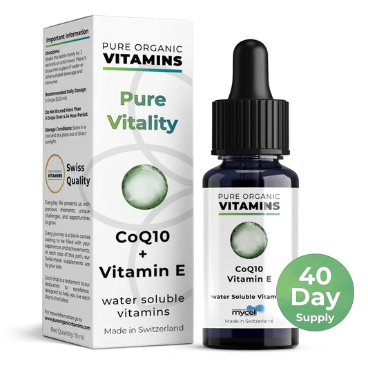 Pure Vitality CoQ10 + Vitamin E