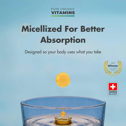 Pure Vitality Coenzima Q10 + Vitamina E