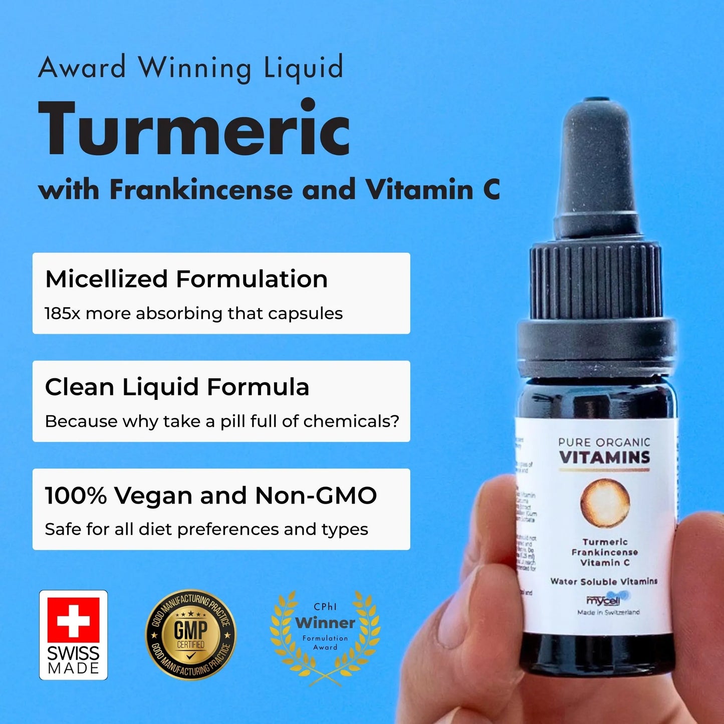 Pure Immunity Curcumá, Olíbano y Vitamina C